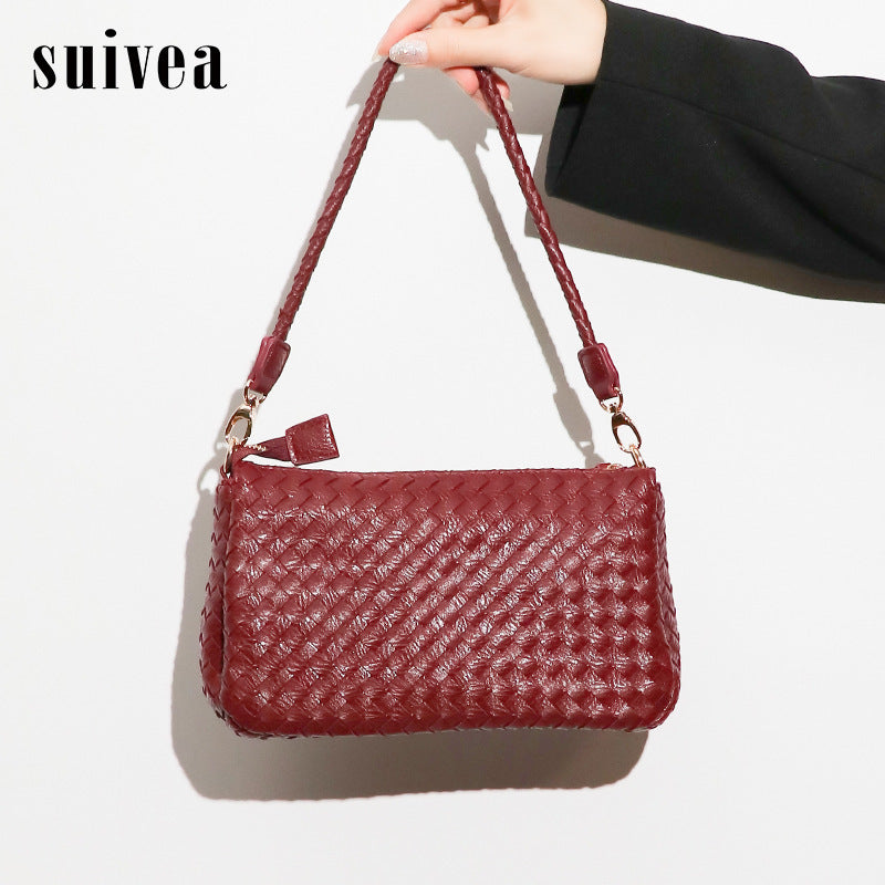 Women's Large Capacity Hand-woven Simple Fashion Underarm Bags