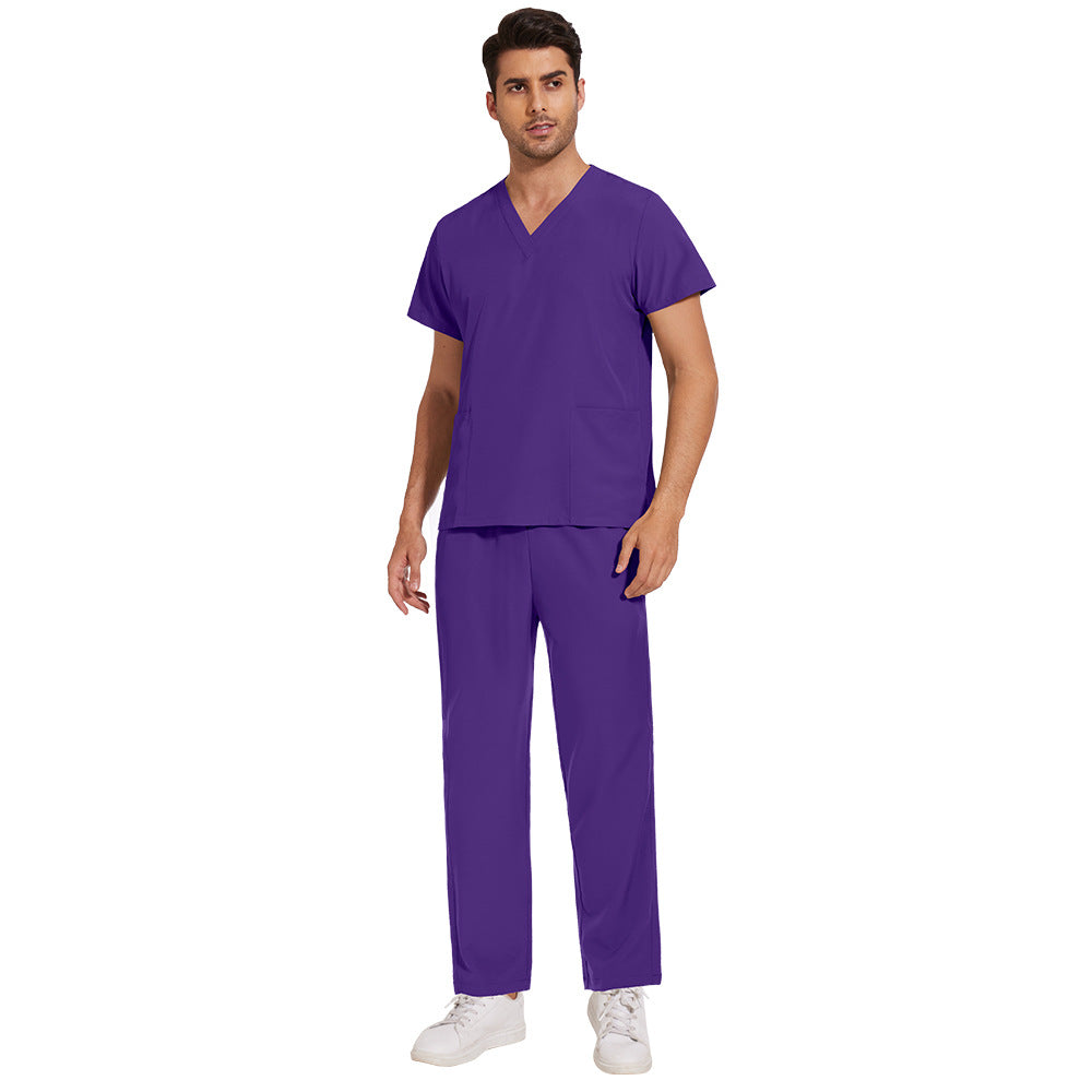 Women's & Men's & Style Solid Color Quick Drying Fabric Thin Uniform