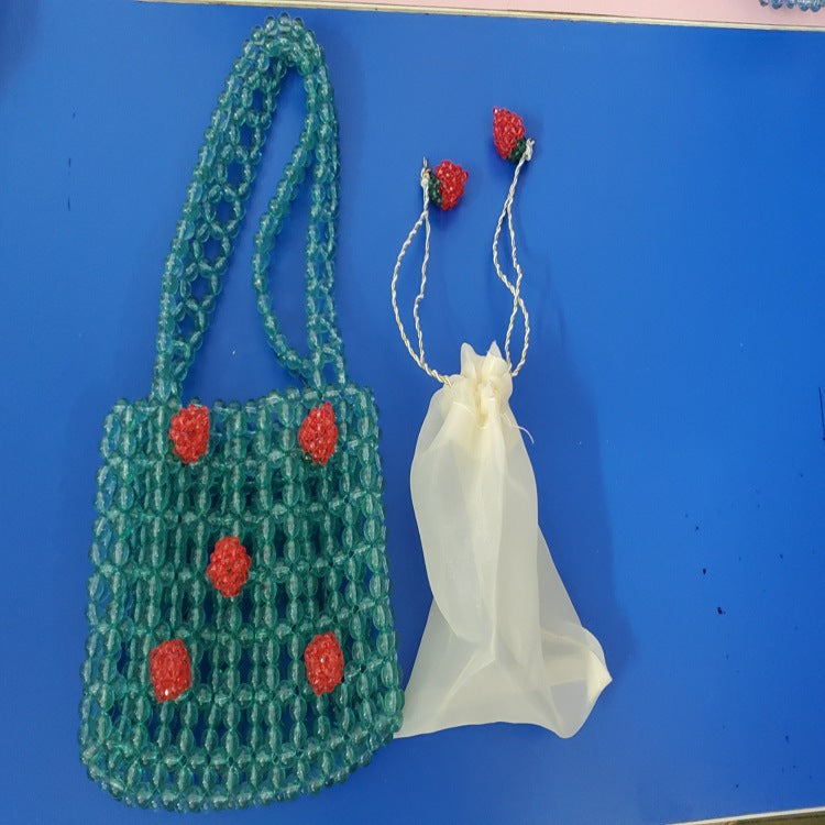 Acrylic Beaded Fruit Soda Orange Handmade Handbags