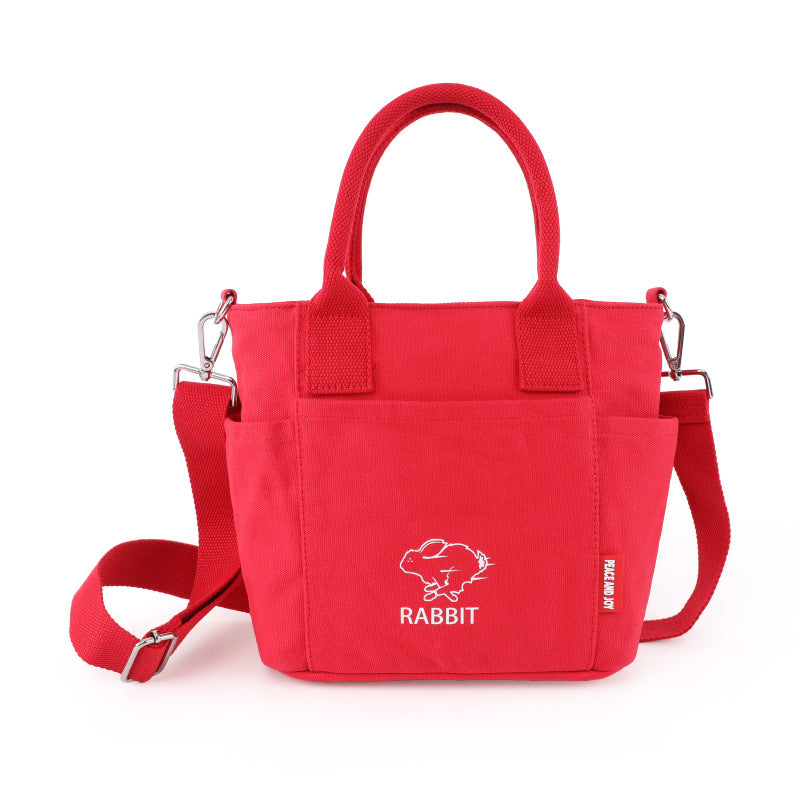 Women's Popular Early Spring Canvas Practical Tote Bags