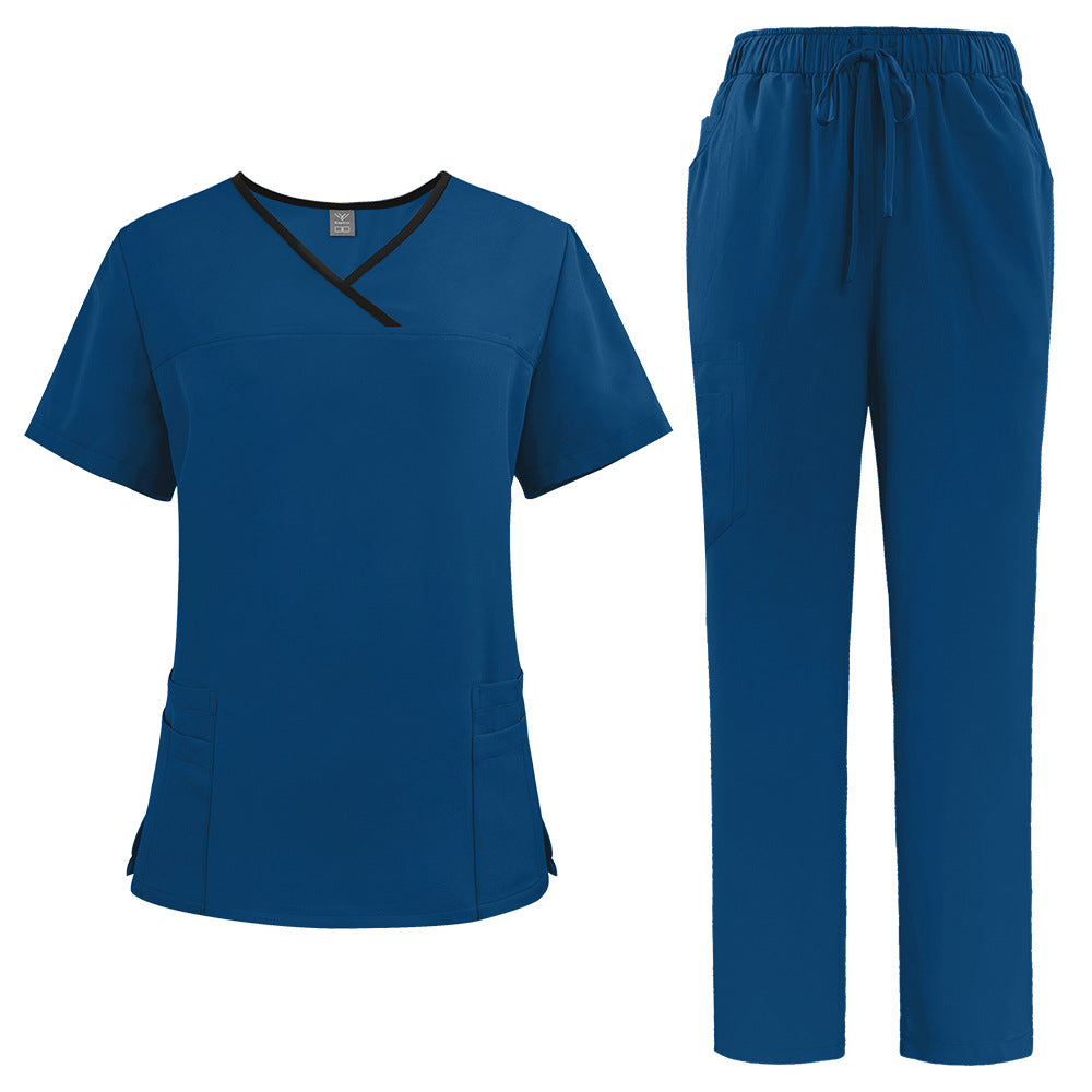Hand Washing Split Sleeve Female Dental Uniform