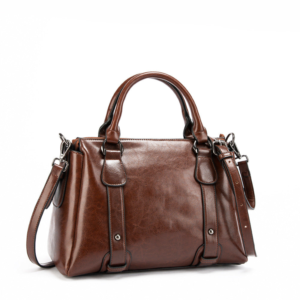 Women's Genuine Leather Retro Fashion Trendy Shoulder Bags
