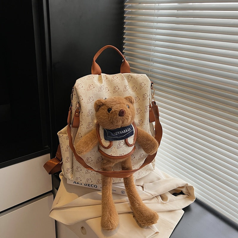 Summer Large Capacity Fashion Cute Bear Backpacks