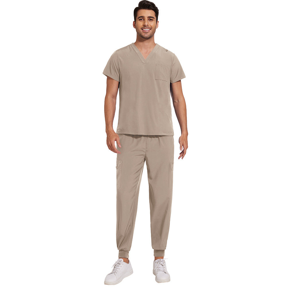 Doctors Nurses Frosted Thin Comfortable Breathable Uniform