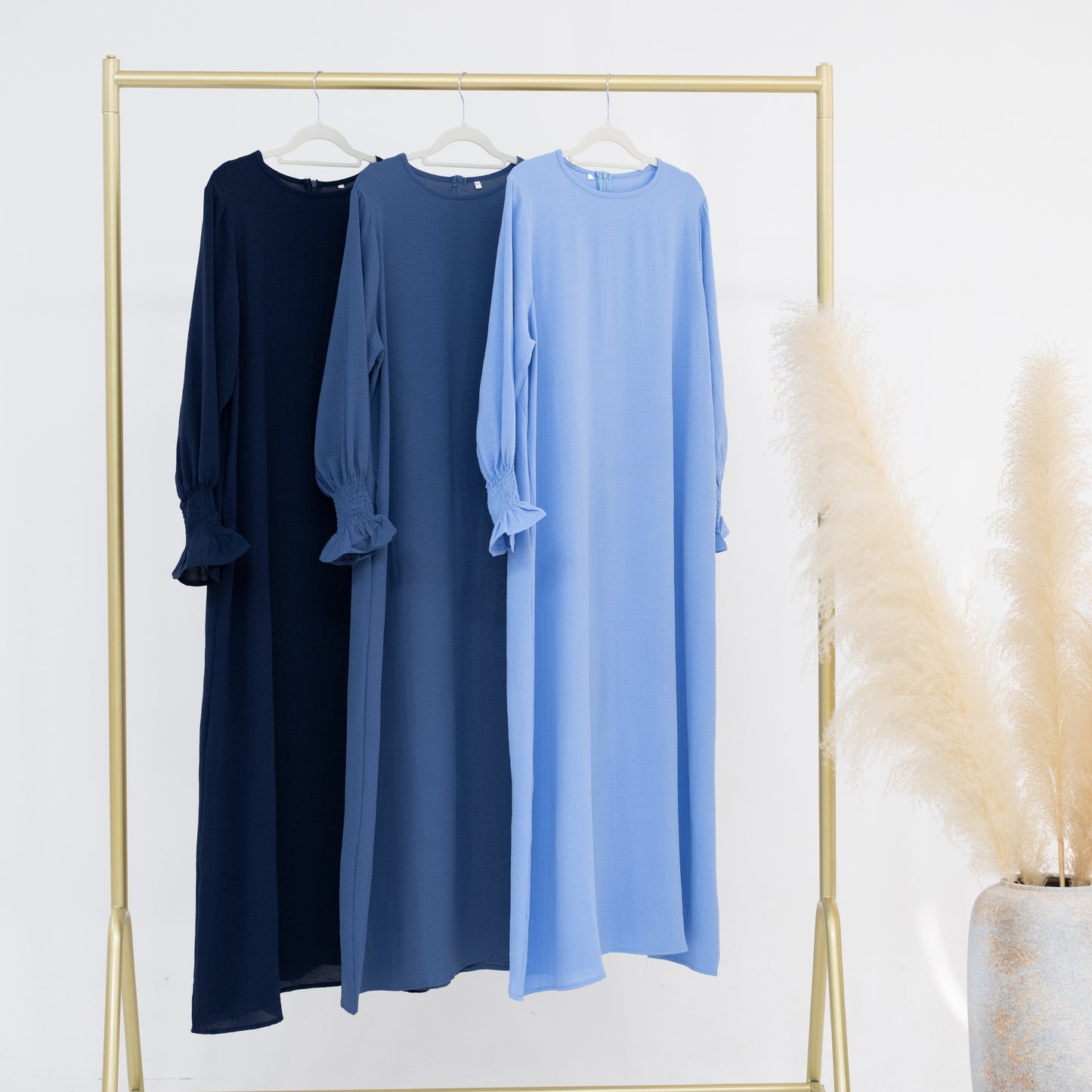 Women's Slouchy Turkish Solid Color Dress Dresses