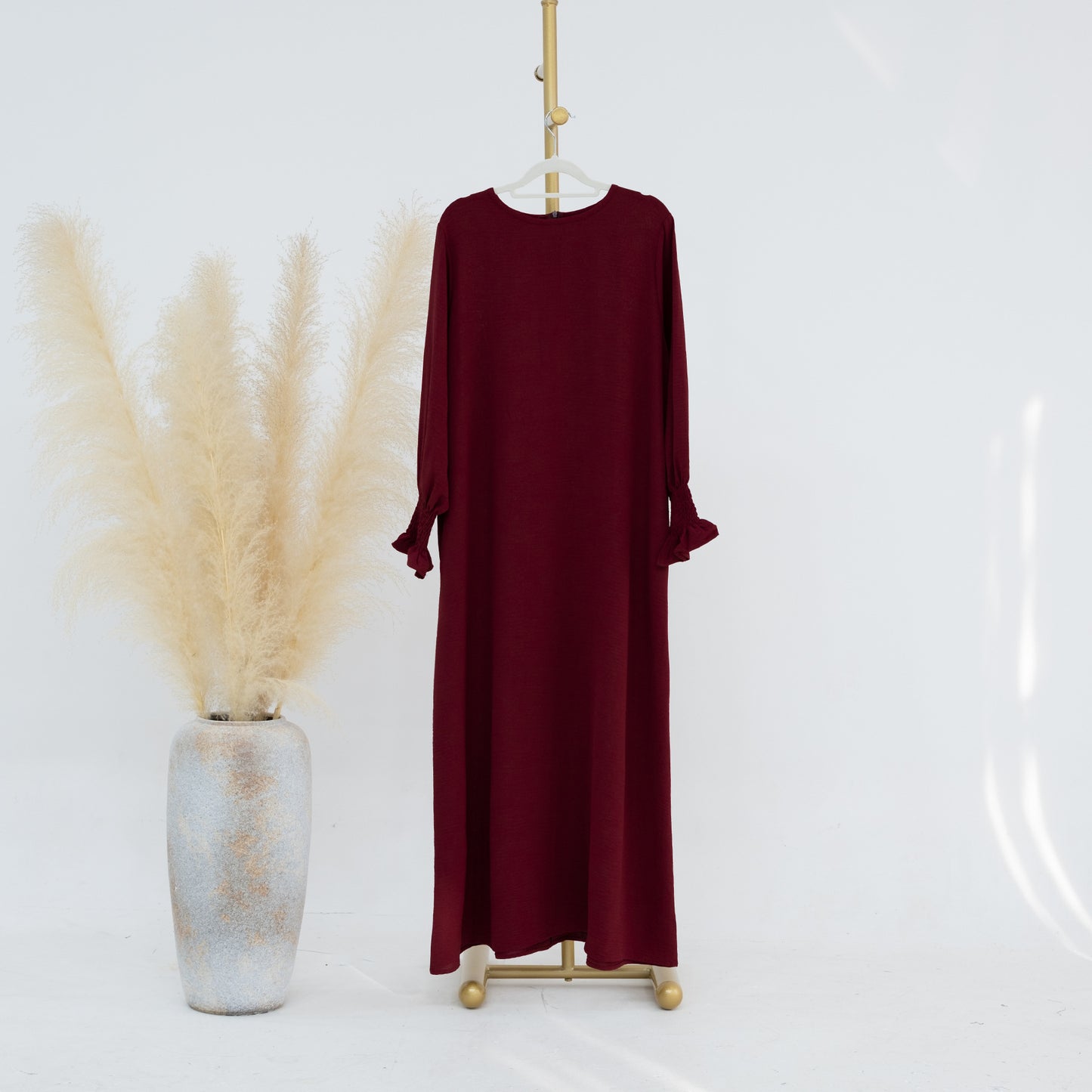 Women's Slouchy Turkish Solid Color Dress Dresses