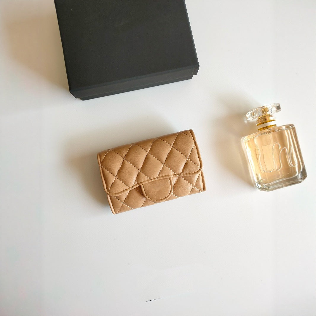 Women's Version Of Style Caviar Diamond Plaid Coin Purses