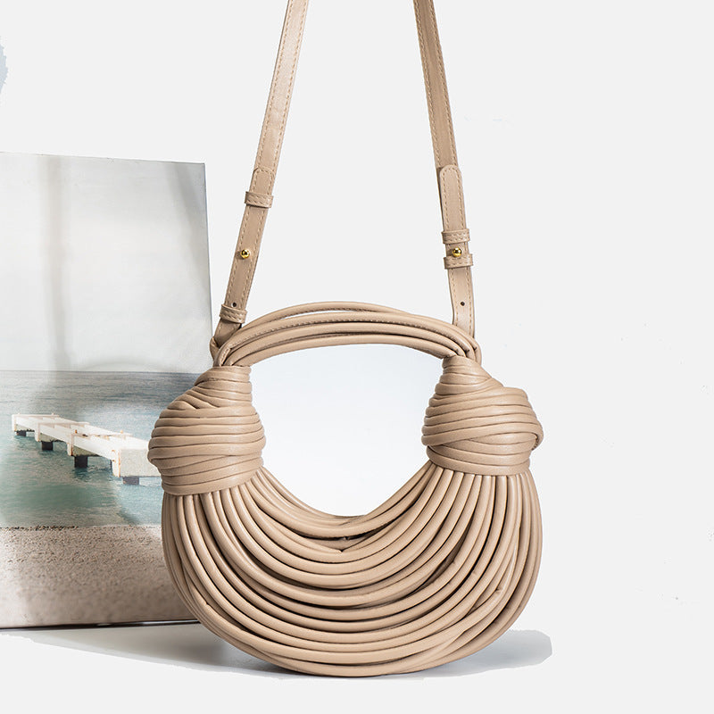 Noodle Hand Gift Carrying Vegetable Basket Knitted Handbags