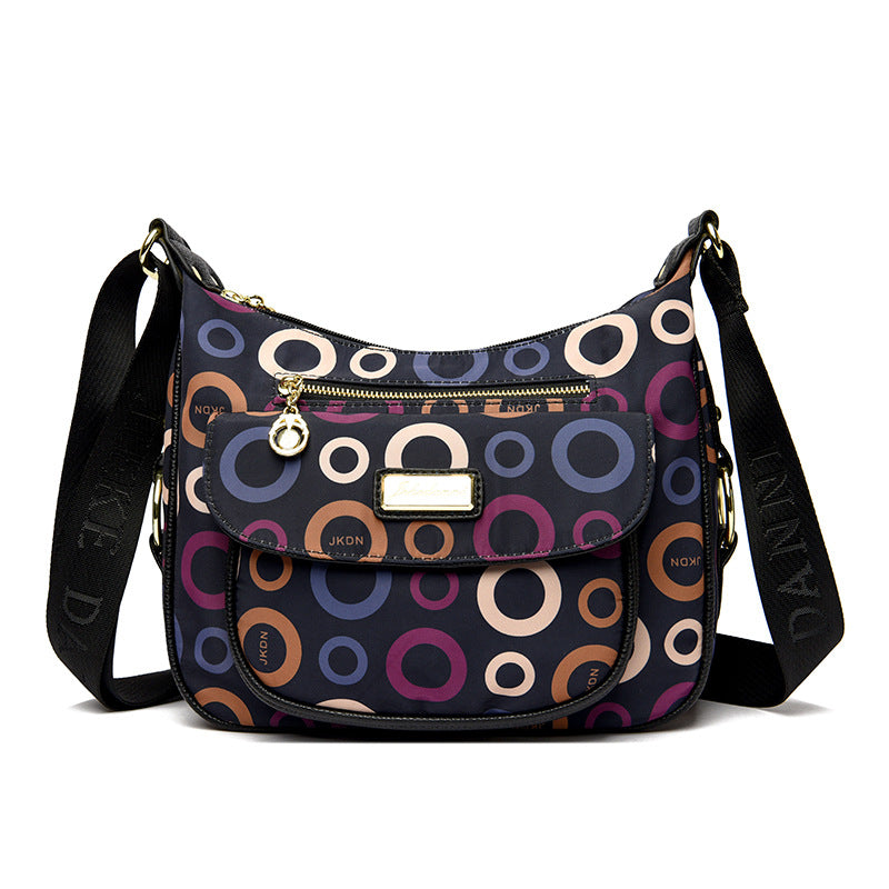 Women's Oxford Cloth Large Capacity Printing More Than Crossbody Bags