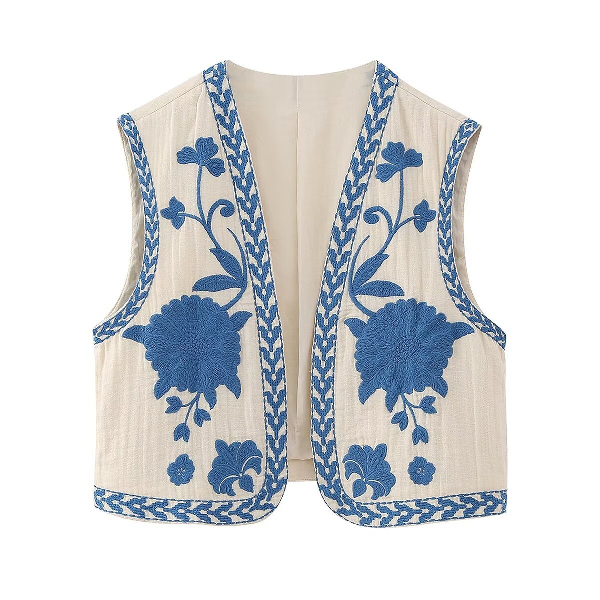 Women's Creative Summer Fashionable Retro Embroidered Vests