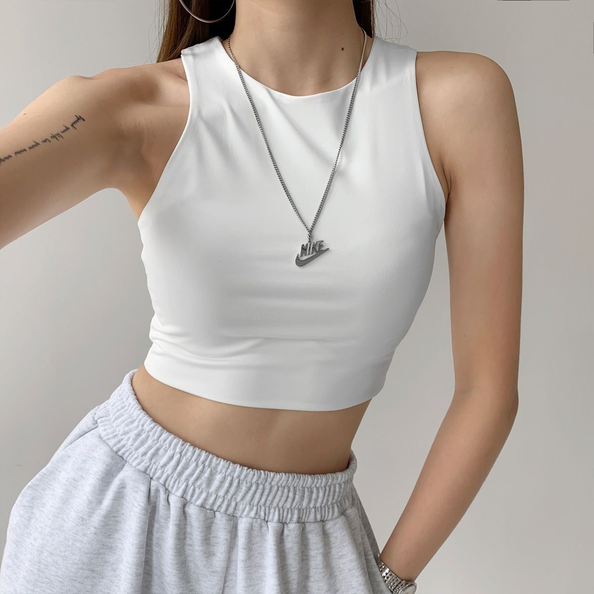 Women's Sexy Suspenders Casual Type Navel Bottoming Tops