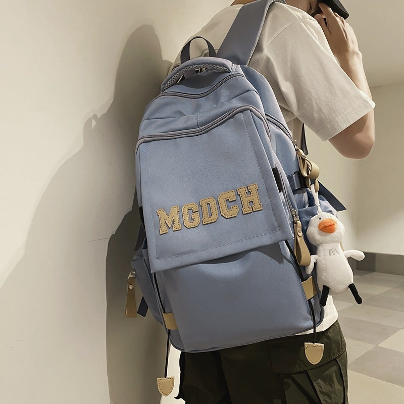 Female College High Wine Red Junior Primary Large Backpacks