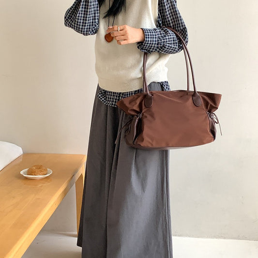 Women's Nylon Cloth Daily Commuter Large Capacity Tote Bags