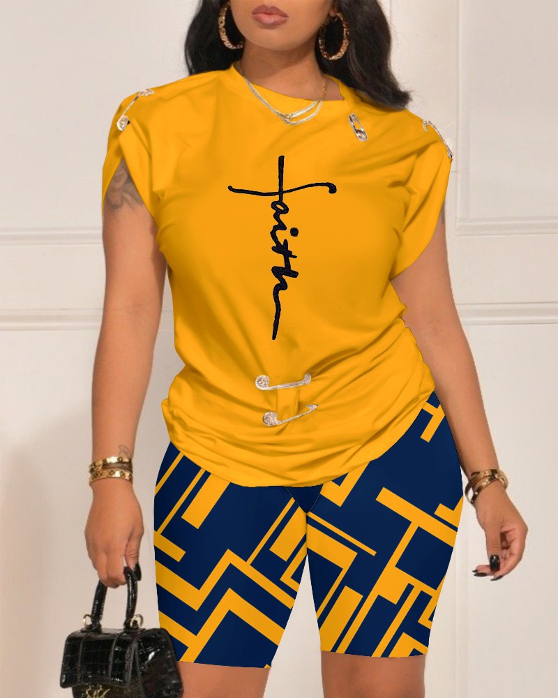 Summer Fashion Casual Design Pin Digital Suits