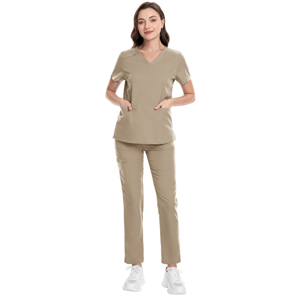 Split Cloth For Nursing Workers Lab Medical Uniform