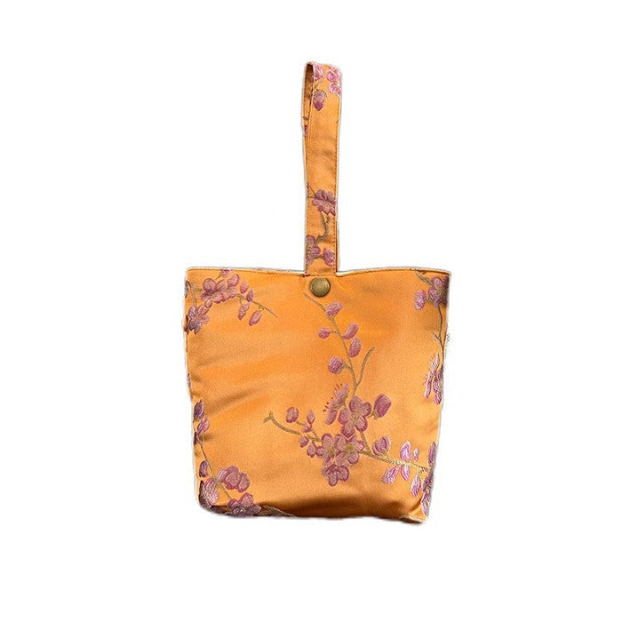 Three-dimensional Plum Blossom Wrist Commuter Shopping Clutch Bags