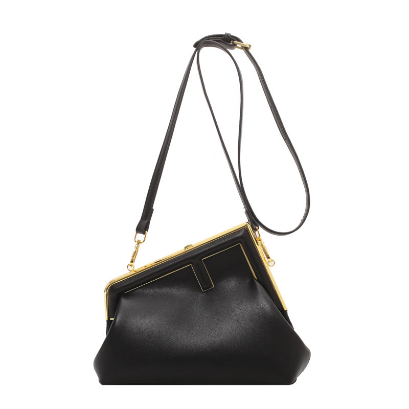 Women's Saddle Fashion Minority Design Advanced Texture Shoulder Bags