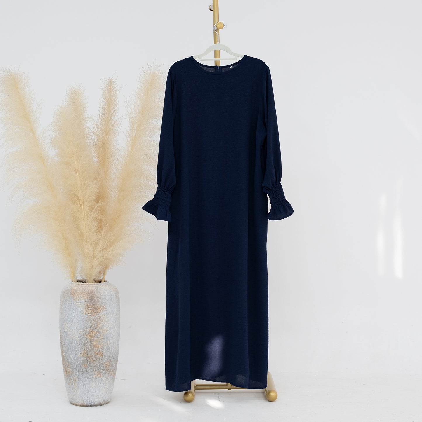 Women's Slouchy Turkish Solid Color Dress Dresses
