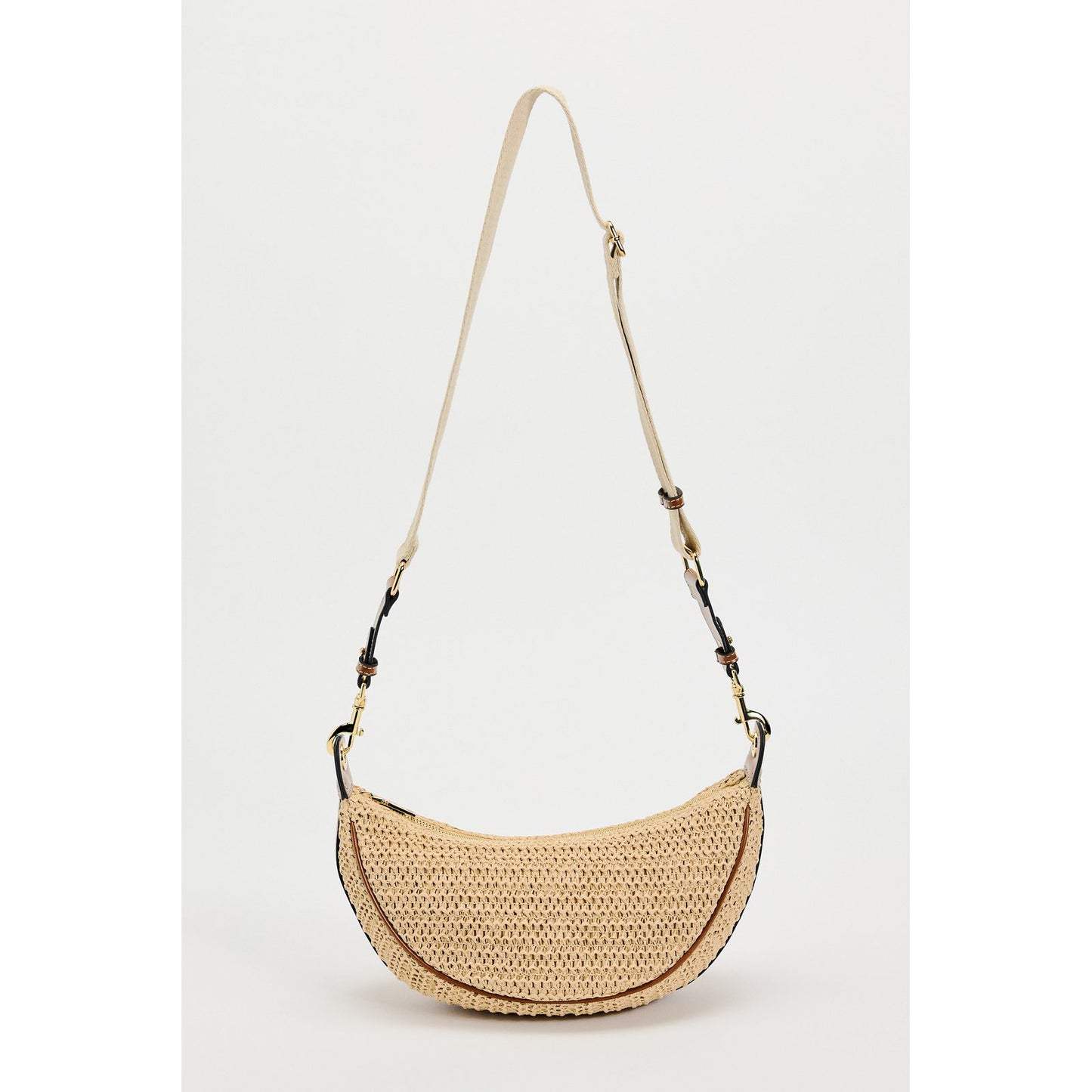 Women's Spanish Spring Woven Underarm Dumpling Crossbody Bags