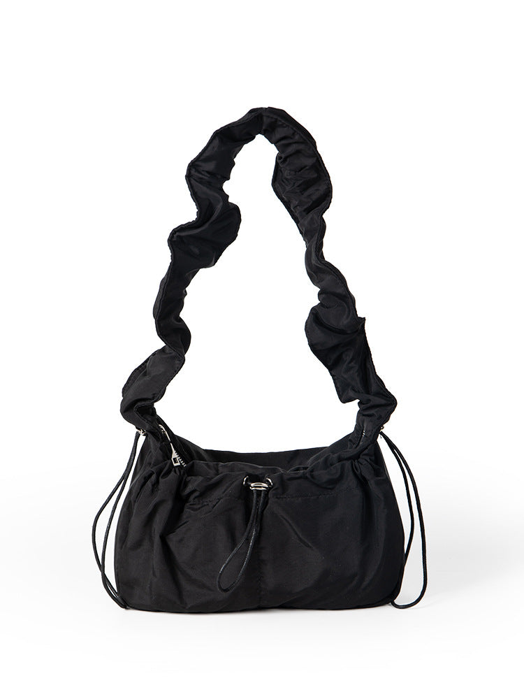 Women's Retro Temperament Fairy Pleated Underarm Spring Bags