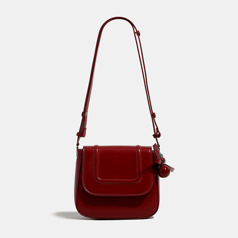 Women's Red Wedding Super Hot Saddle High-grade Small Square Bags