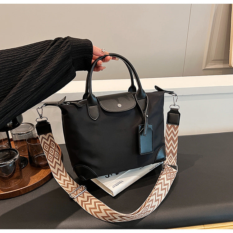 Women's Nylon Cloth Waterproof Portable Dumpling Fashionable Handbags