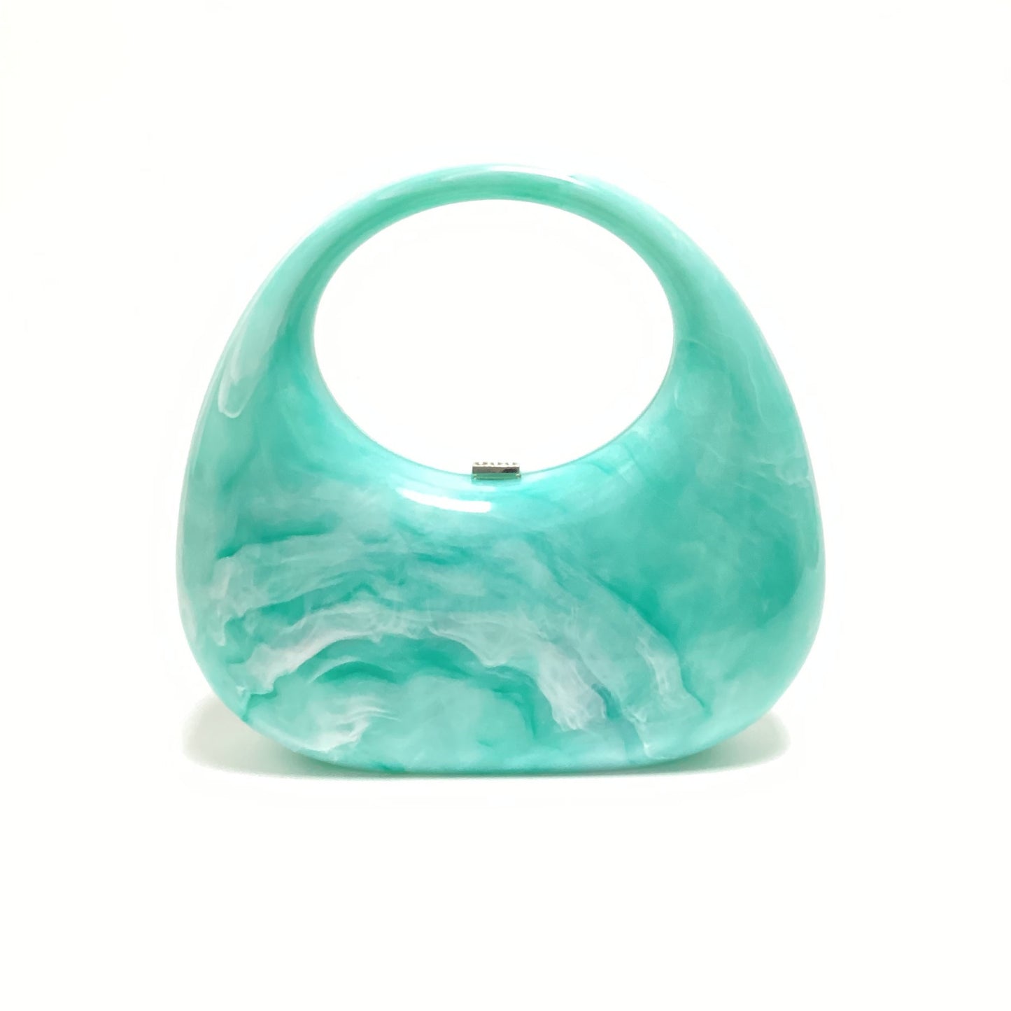 Women's Retro Marble Ice Crack Acrylic Box Handbags