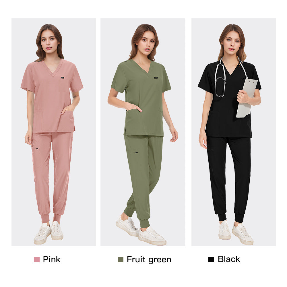 Women's & Men's & Hand Washing Beauty Salon Barber Shop Staff Operating Uniform