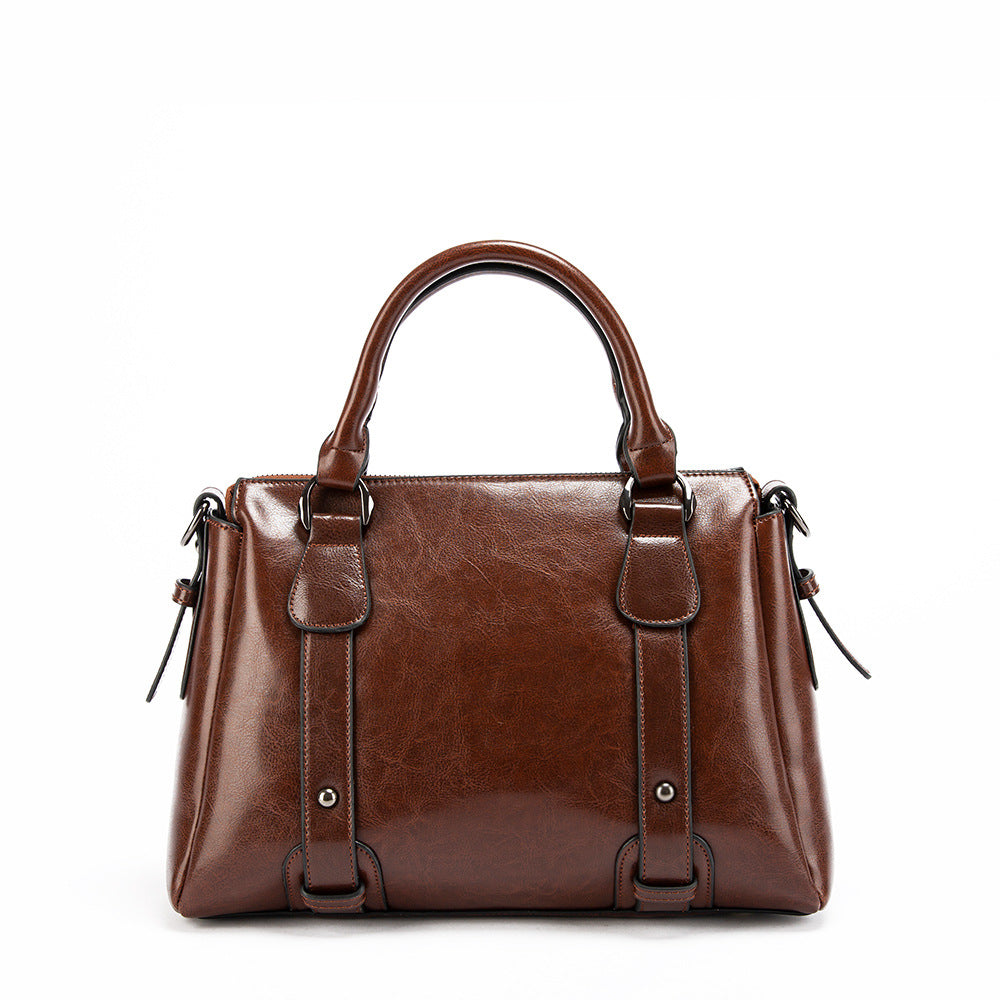 Women's Genuine Leather Retro Fashion Trendy Shoulder Bags