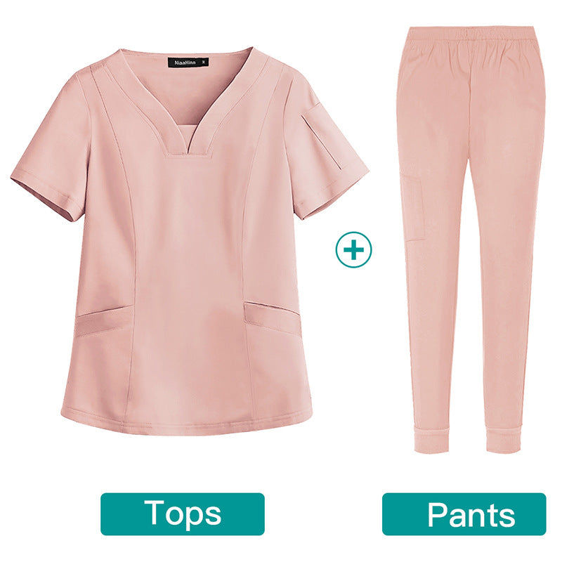 Hand Washing Elastic Medical Work Clothes Oral Dentist Operating Uniform