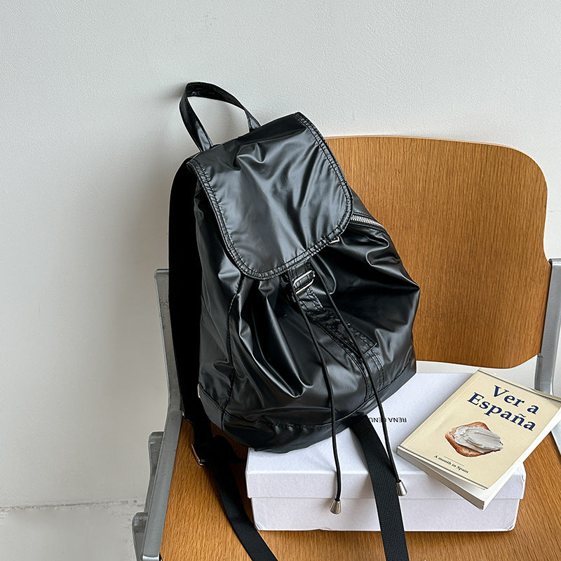 Soft Leather Large Capacity Fashion Simple Backpacks