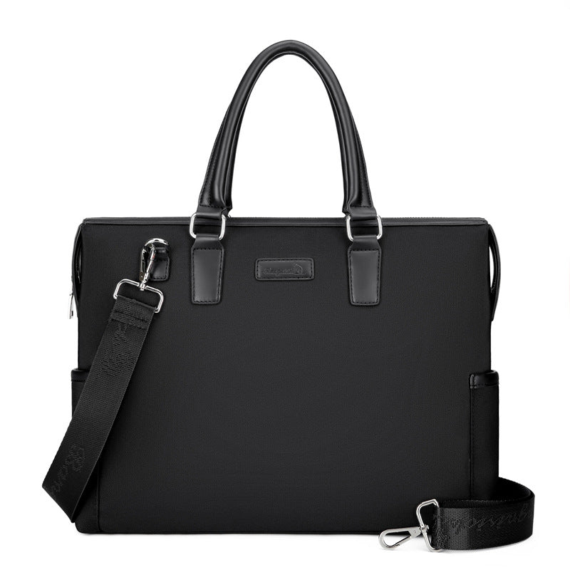 Men's Trip Horizontal Hand Large Capacity Office Men's Handbags