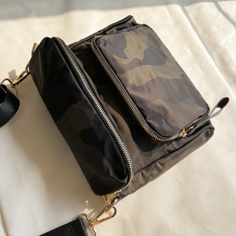 Women's Korean Style Flap Nylon Cloth Lightweight Crossbody Bags