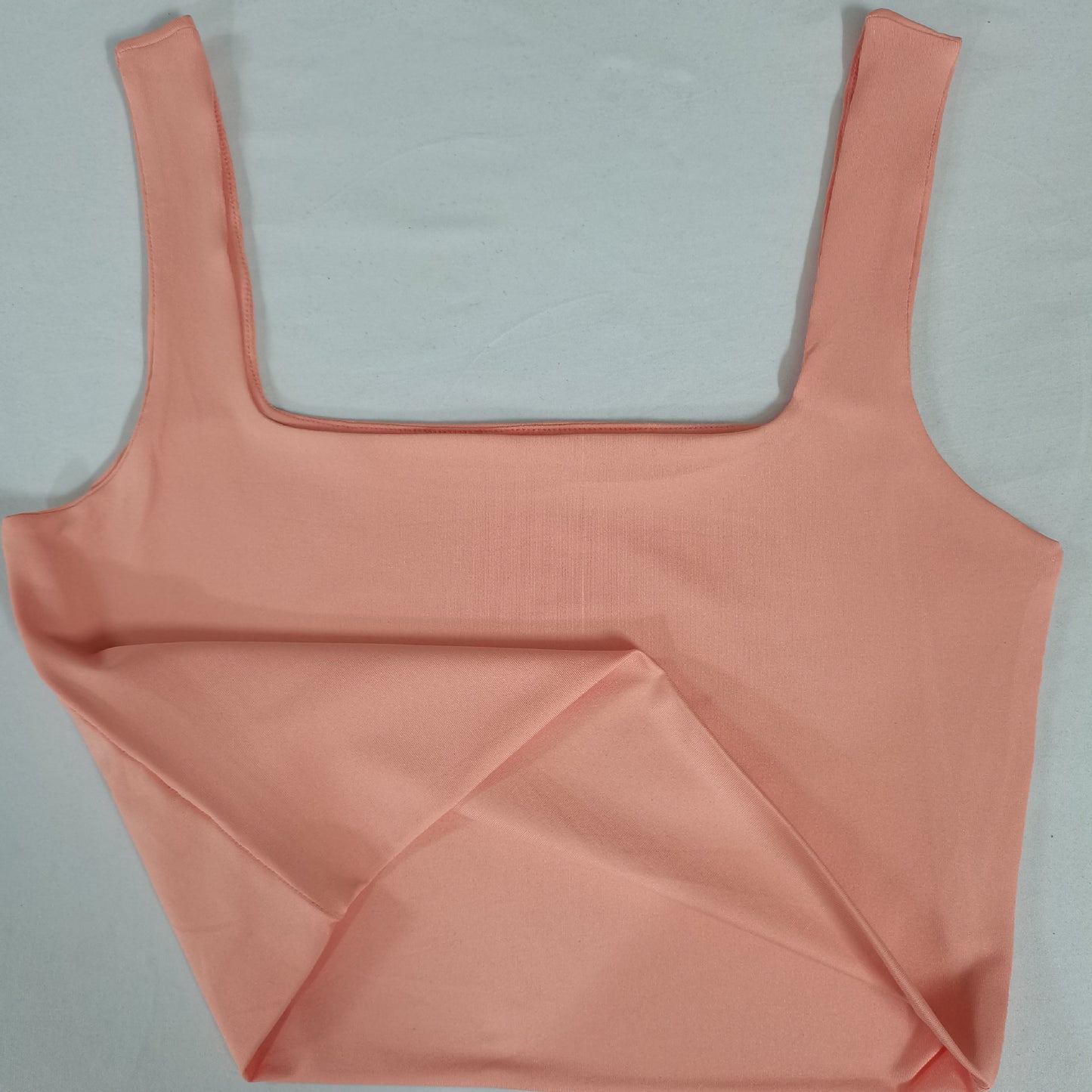 Sleeveless Milk Silk Bottoming Shirt Backless Solid Tops