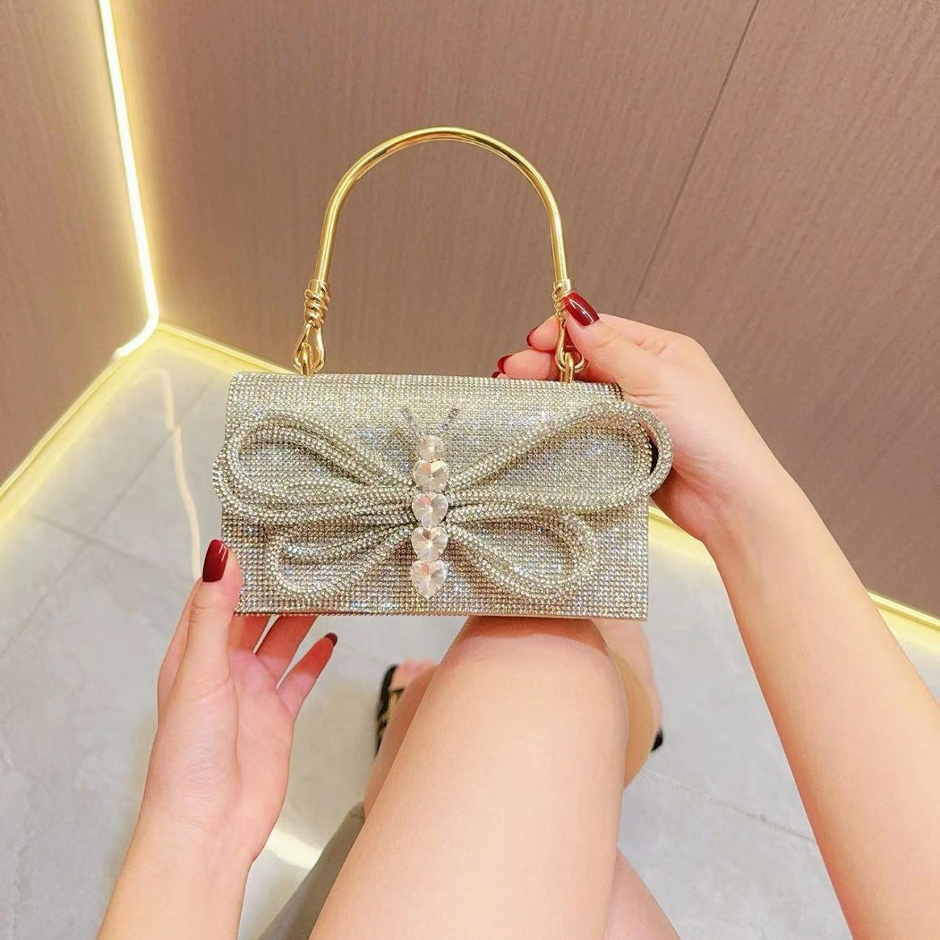 Dress Clutch Banquet Sier Female Rhinestone Evening Bags