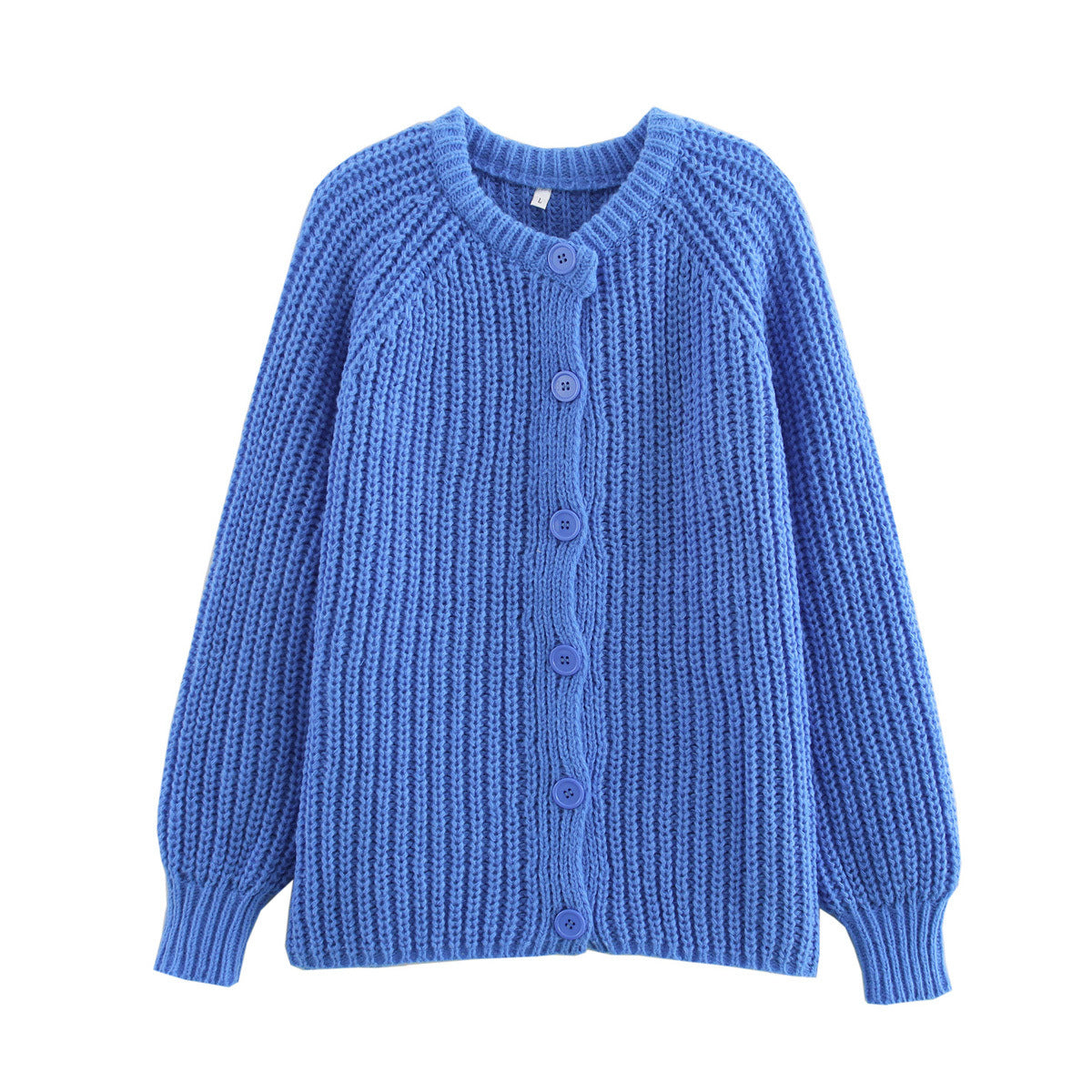 Women's Autumn Solid Color Long-sleeved Knitted For Coats