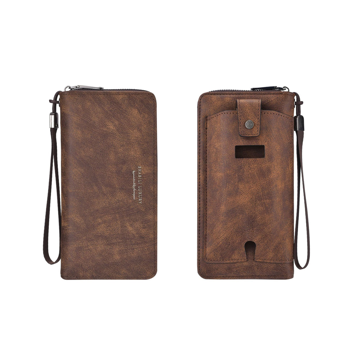 Men's Zipper Multiple Slots Long Mobile Men's Wallet