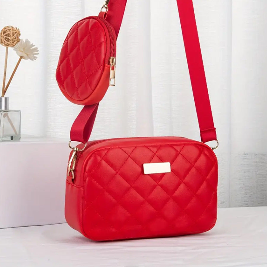Women's Fashion Two-piece Suit Simple Commute Portable Bags