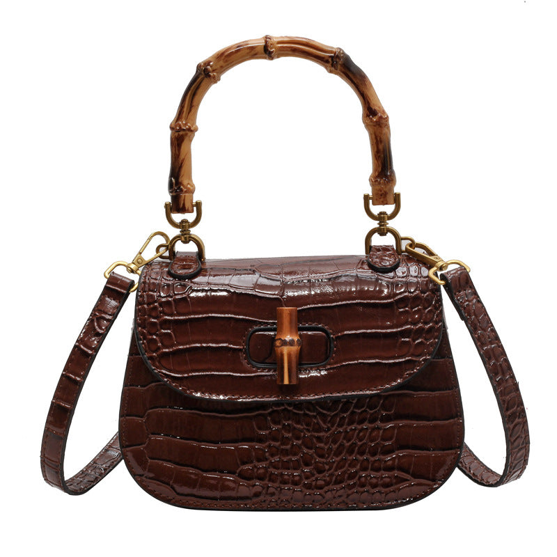 Women's Bamboo Retro One Saddle Advanced Texture Bags