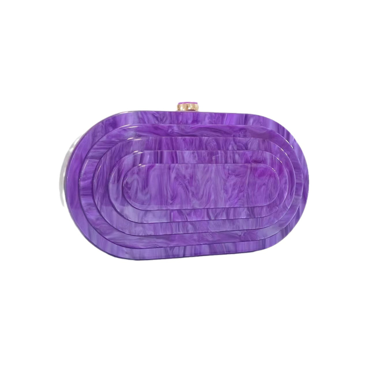 Women's Summer Dinner Retro Splicing Trendy Acrylic Bags