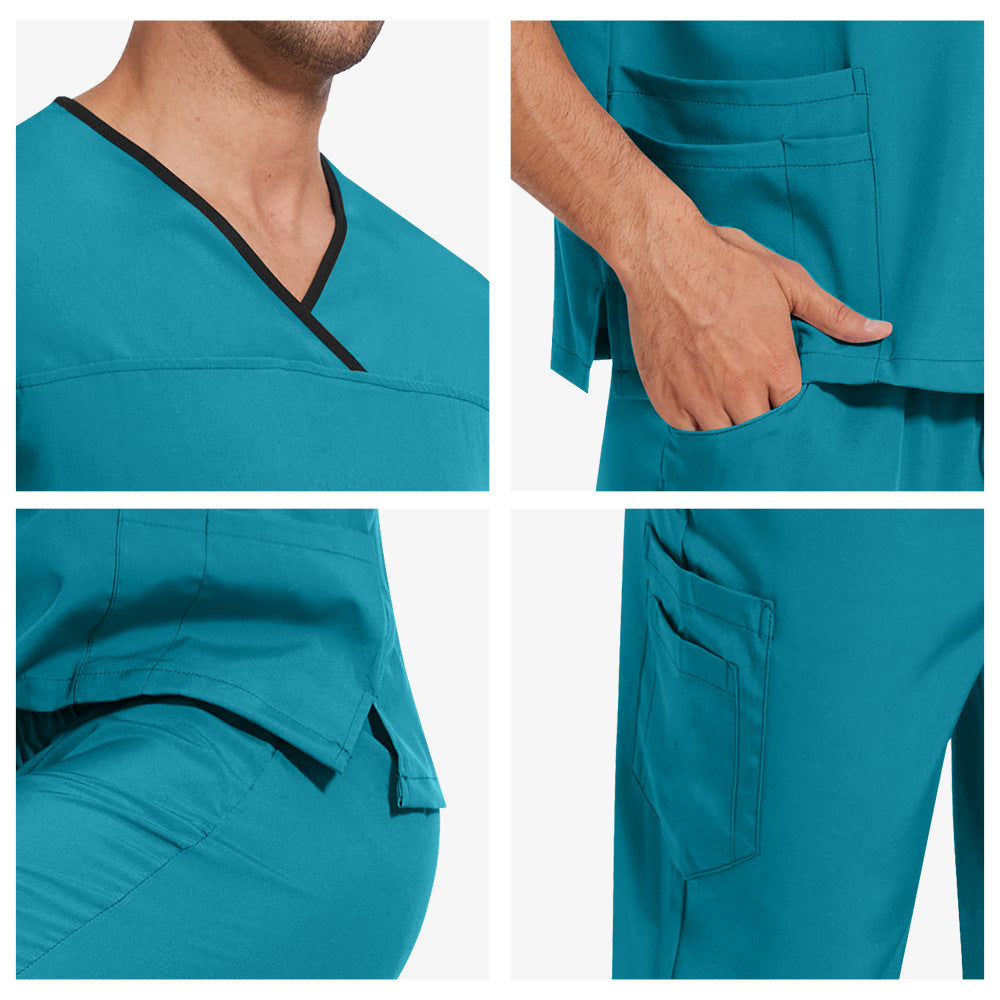 Washing Medical Work Clothes Thin Sleeve Suits
