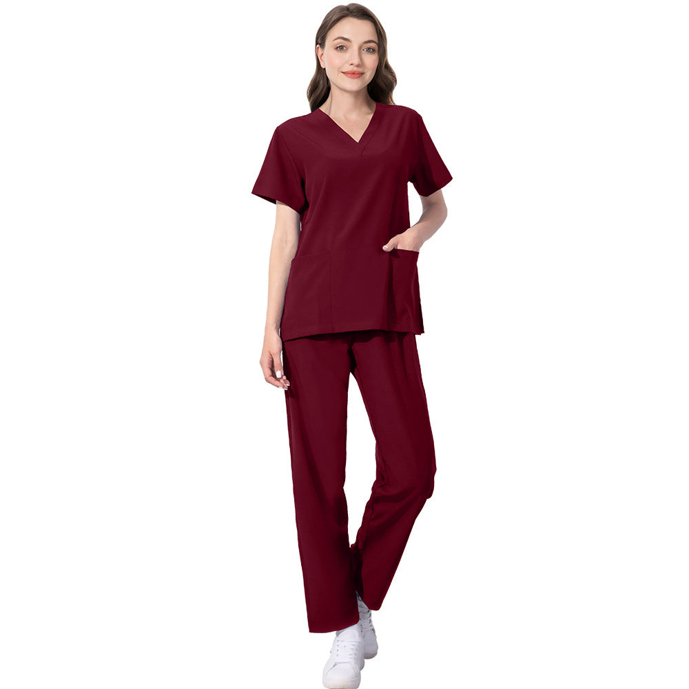 Surgical Gown Hospital Beauty Salon Split Uniform