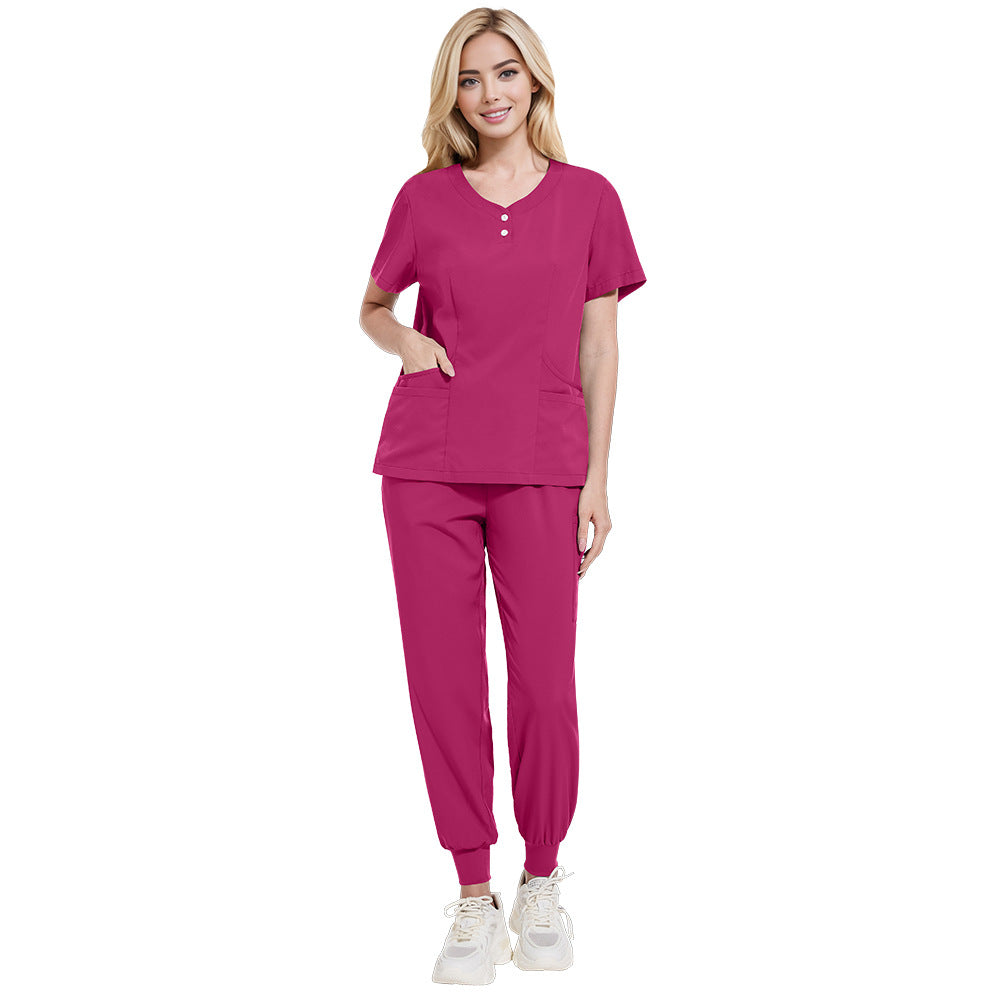 Women's & Men's Doctors Nurses Hand Washing Solid Color Uniform