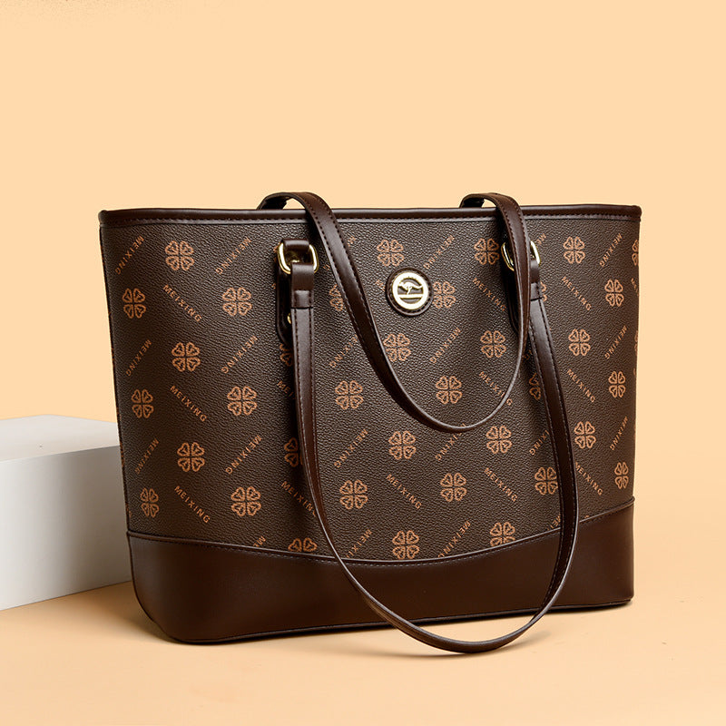 Women's Mother Fashion Large Capacity Letters Mom Handbags