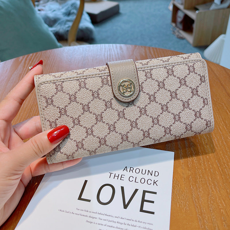 Women's Long Mobile Versatile Multiple Slots Large Capacity Genuine Bags