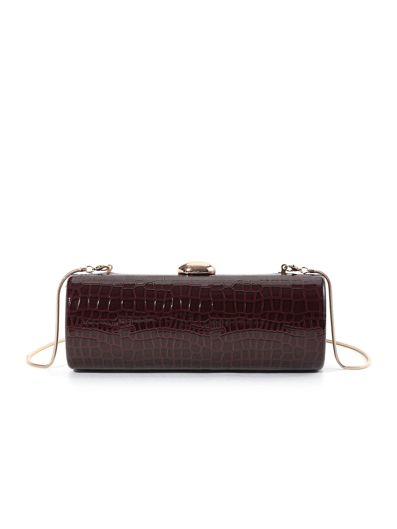 Women's Retro Crocodile Pattern Leather Box Dinner Evening Bags