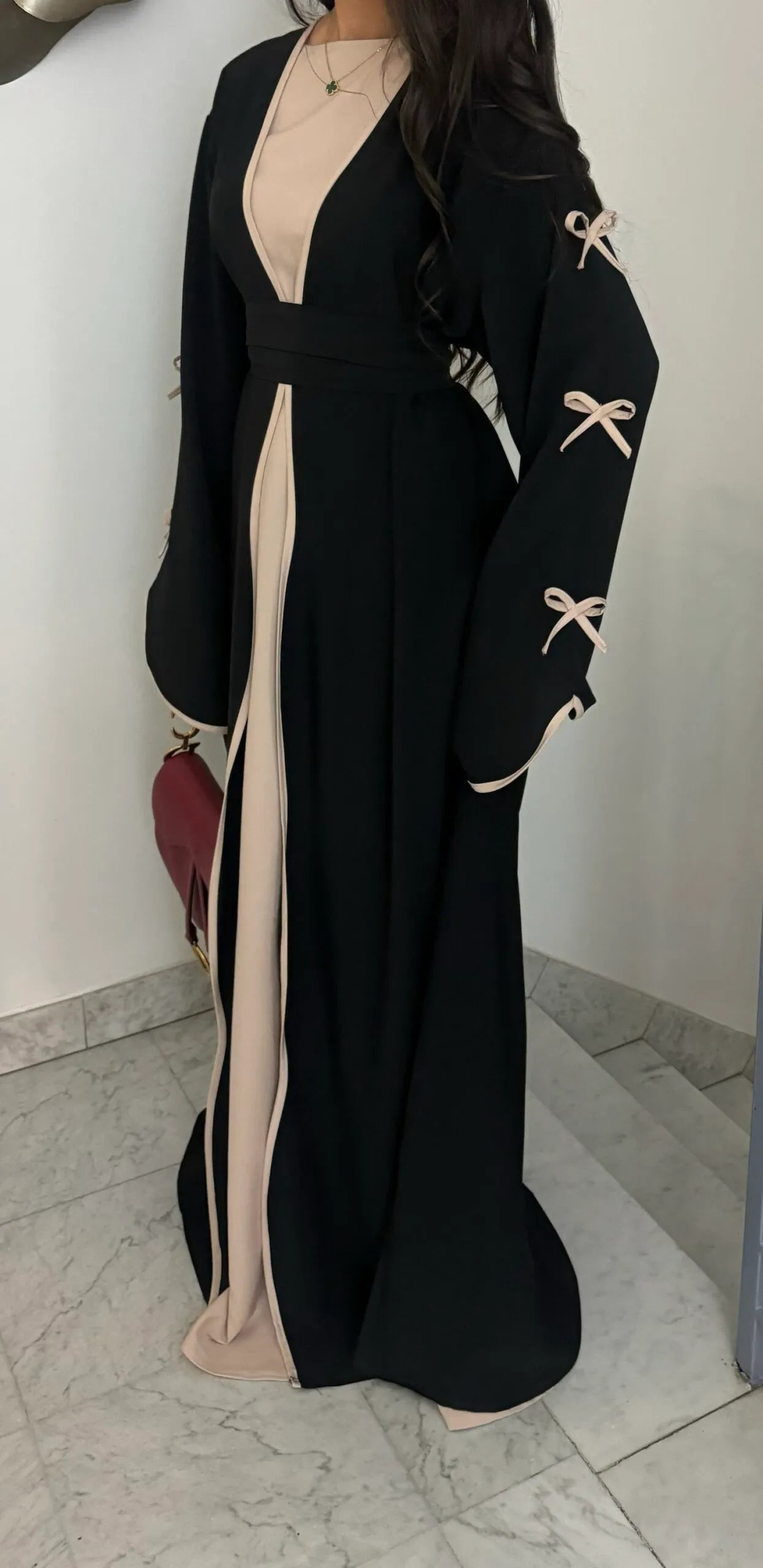 Pretty Pure Beautiful Bow Robe Dress Clothing