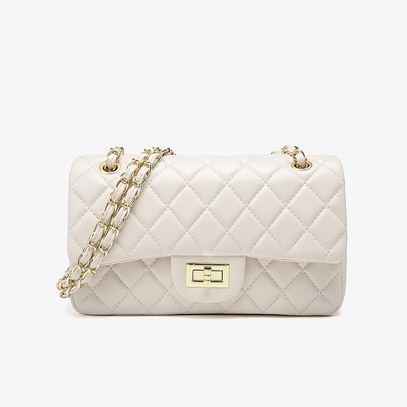 Women's Summer Chain Classic Style Diamond Solid Crossbody Bags