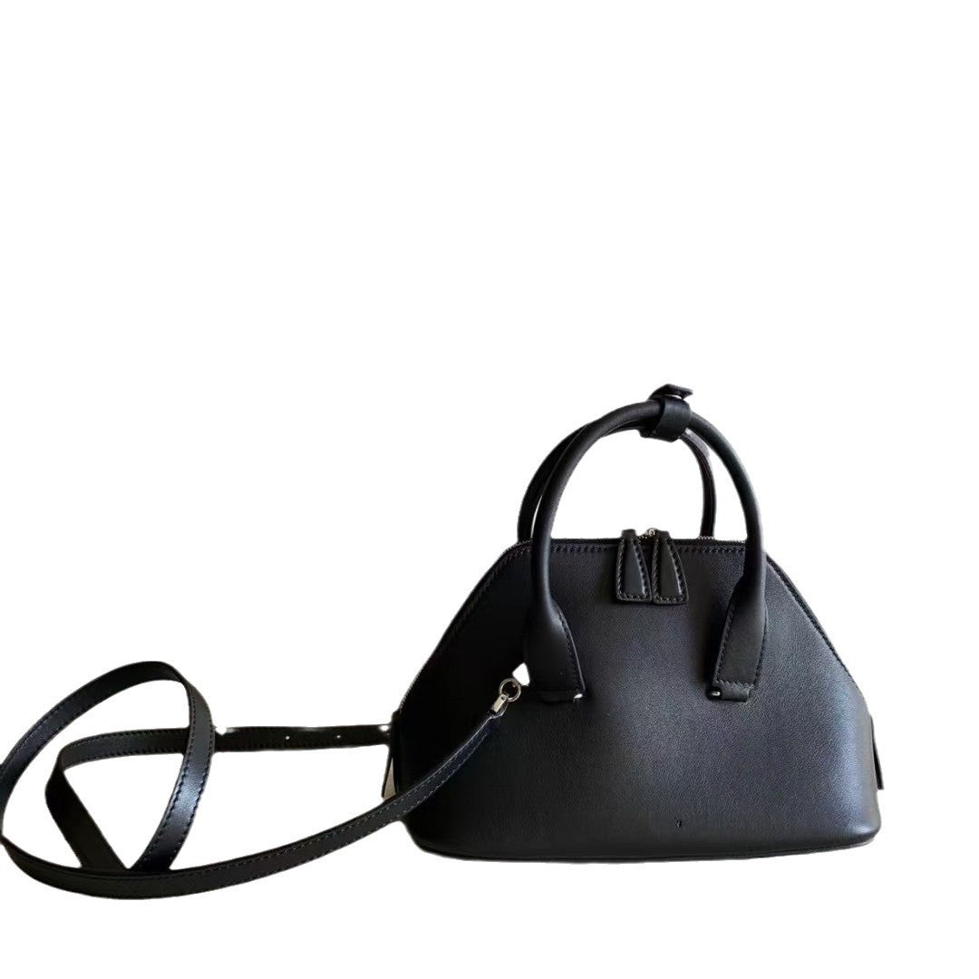 Women's Drinking Cow Head Layer Cowhide Shell Niche Women's Shoulder Bag