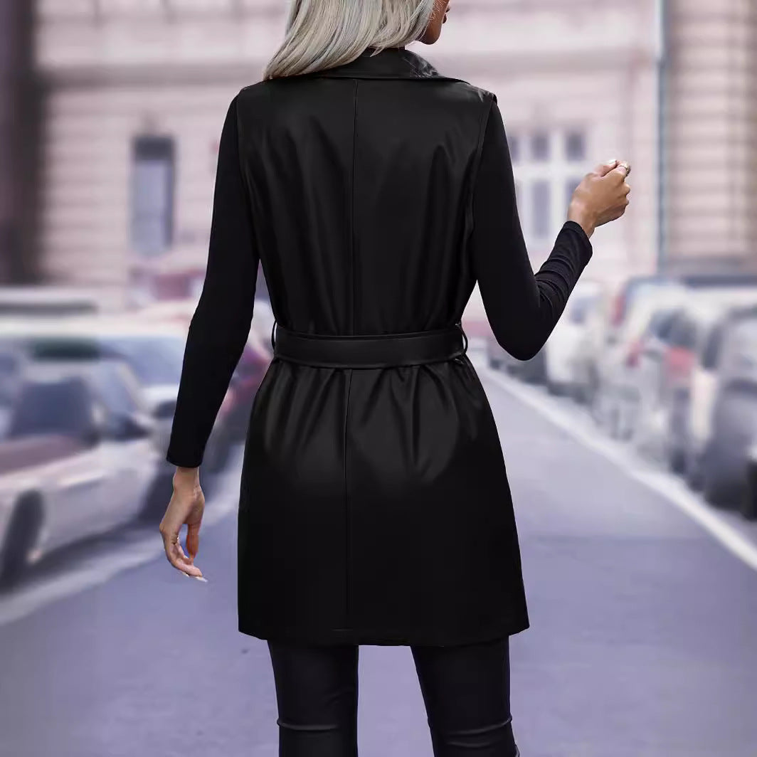 Women's Graceful Trendy Durable Leather For Vests